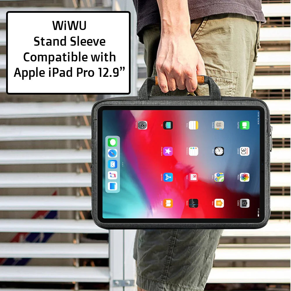 Wiwu Smart Stand Sleeve Hand Bag For Macbook 13 Wiwu Smart Stand Sleeve Hand Bag For Macbook 13